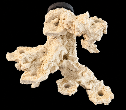 ChandlerRocks Original large magnetic frag rock in natural finish with magnet and frag plug holes