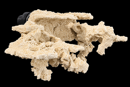 ChandlerRocks Original large magnetic frag rock in natural finish with magnet, side view