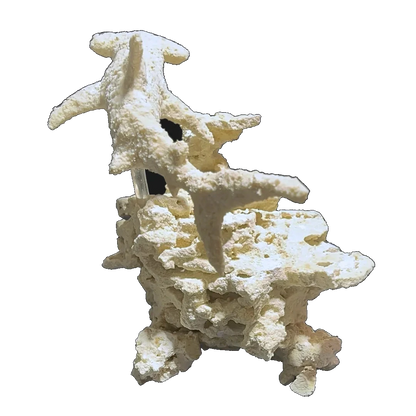 ChandlerRocks hammerhead shark rockscape sculpted from MarcoRocks